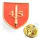 Royal Marines 45 Commando Shield Lapel Pin Badge (Metal / Enamel)